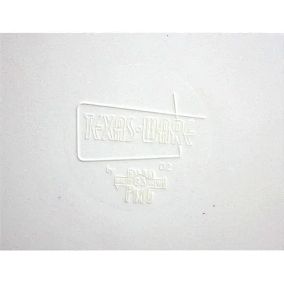 Vintage 1970s Texas Ware Melamine Plates Set of 4 Quilted Patchwork Star Retro - Picture 3 of 3